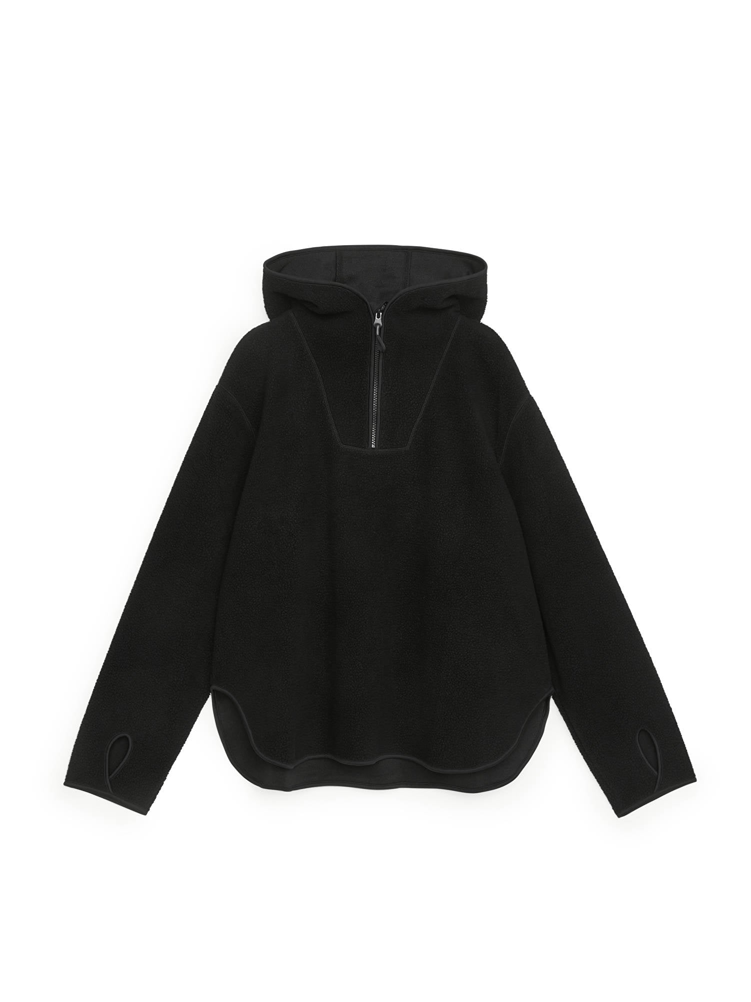 Arket Black Fleece Hoodie – TAAYBLUE
